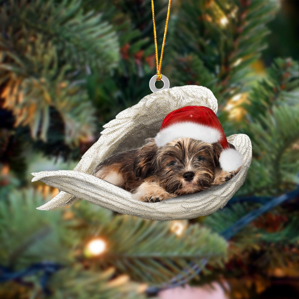 Havanese Sleeping Angel Christmas Ornament