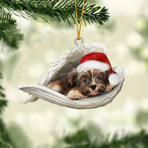 Havanese Sleeping Angel Christmas Ornament