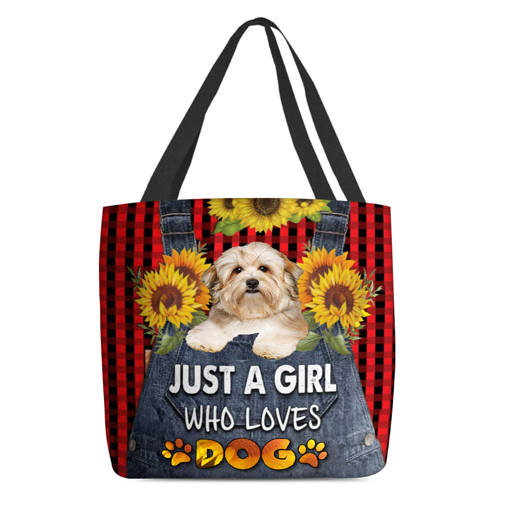 Havanese-Just A Girl Who Loves Dog Tote Bag