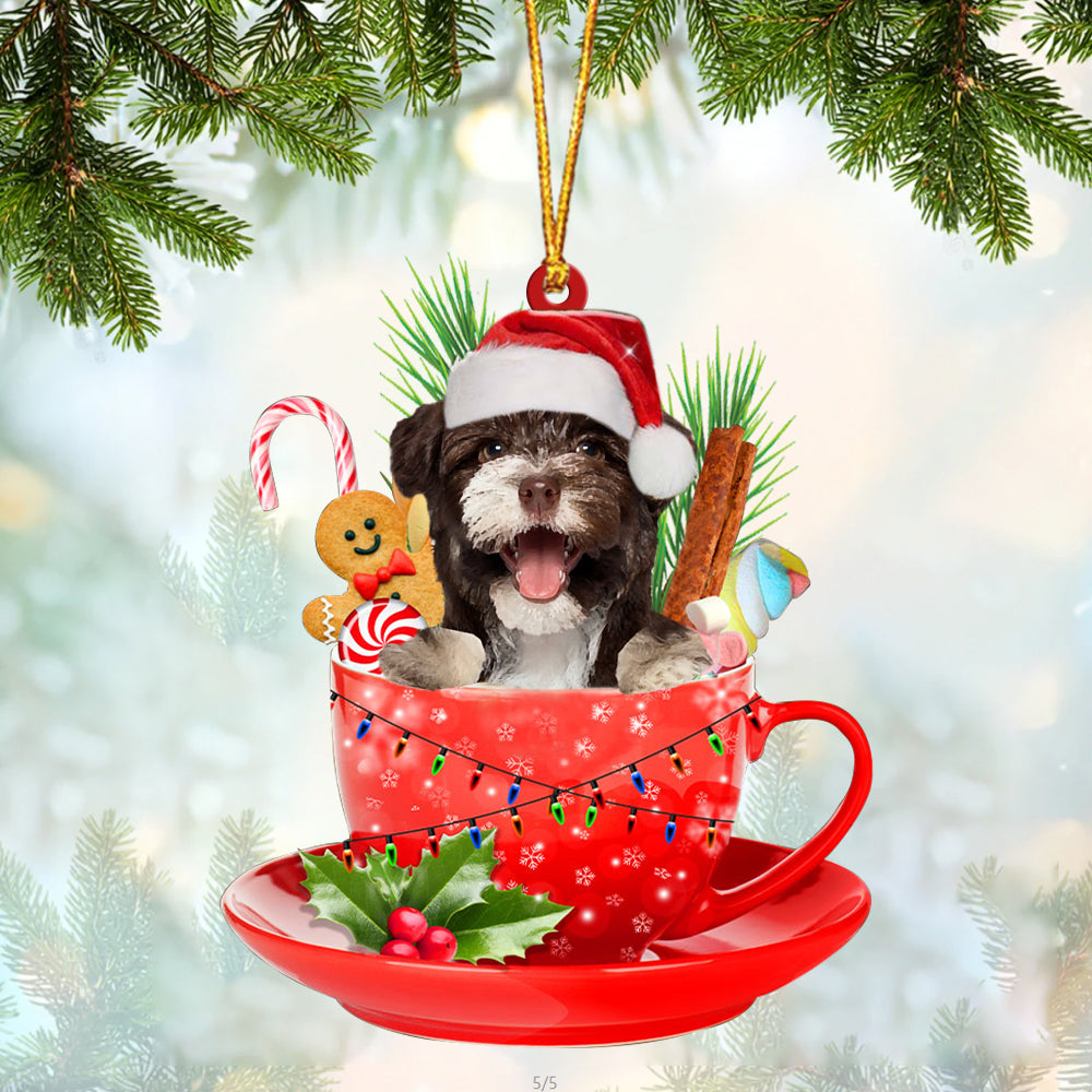 Havanese. In Cup Merry Christmas Ornament