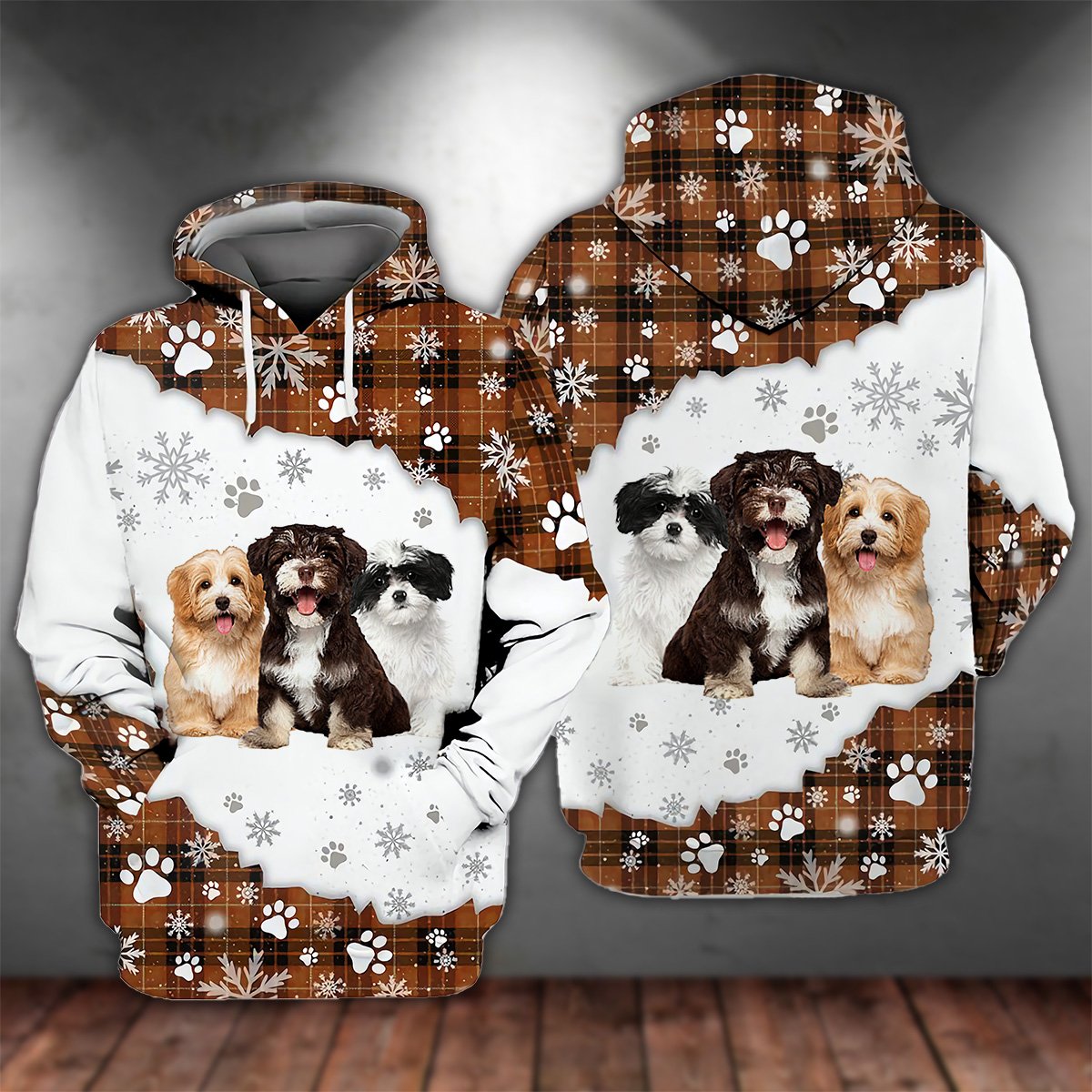 Havanese Happy Holiday Unisex Hoodie
