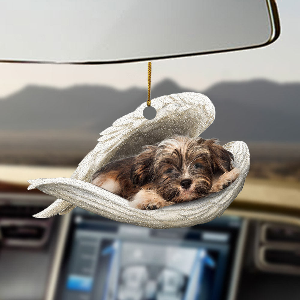 Havanese Sleeping Angel Ornament Sleeping Angel Car Hanging Ornament
