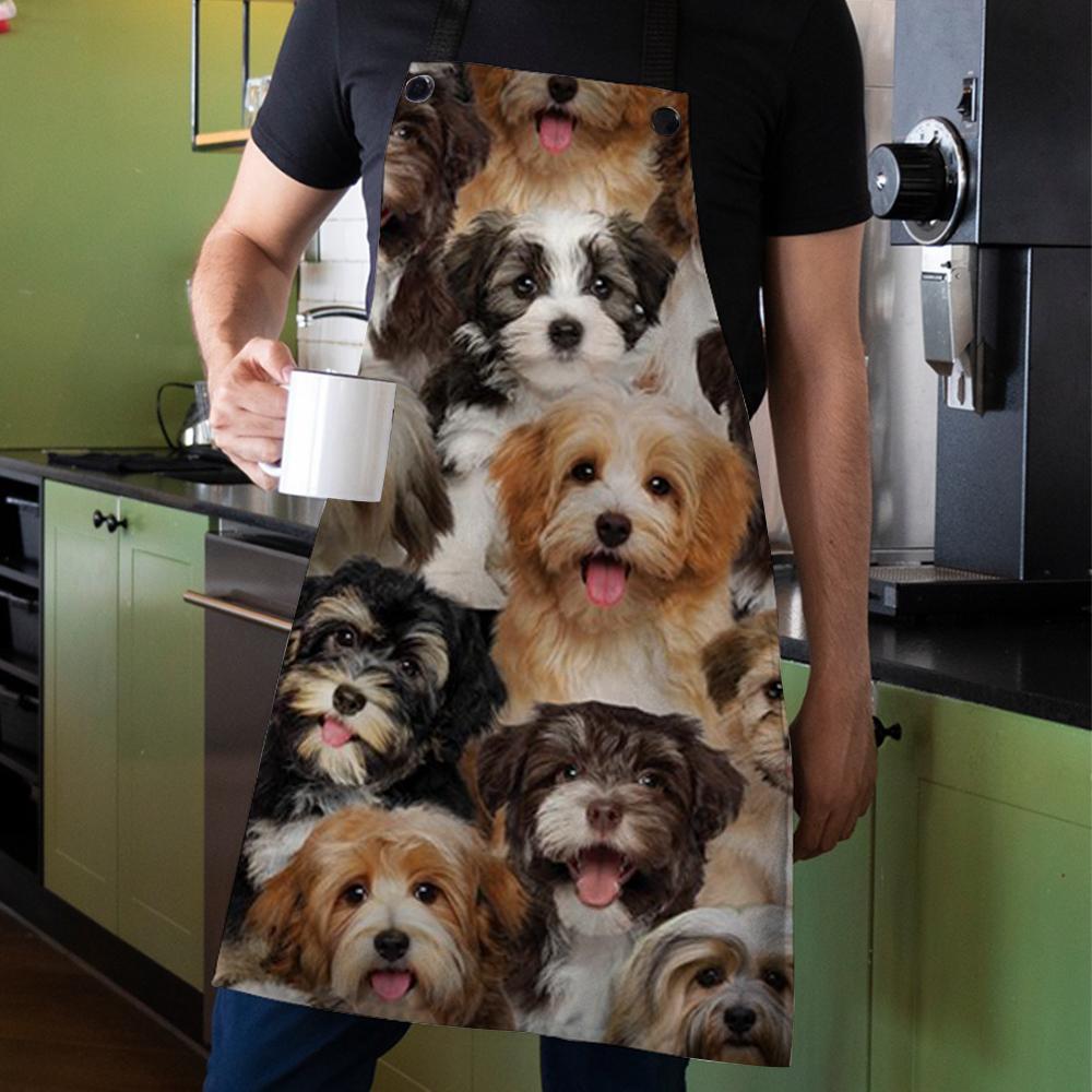 A Bunch Of Havaneses Apron/Great Gift Idea For Christmas