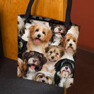 A Bunch Of Havaneses Tote Bag
