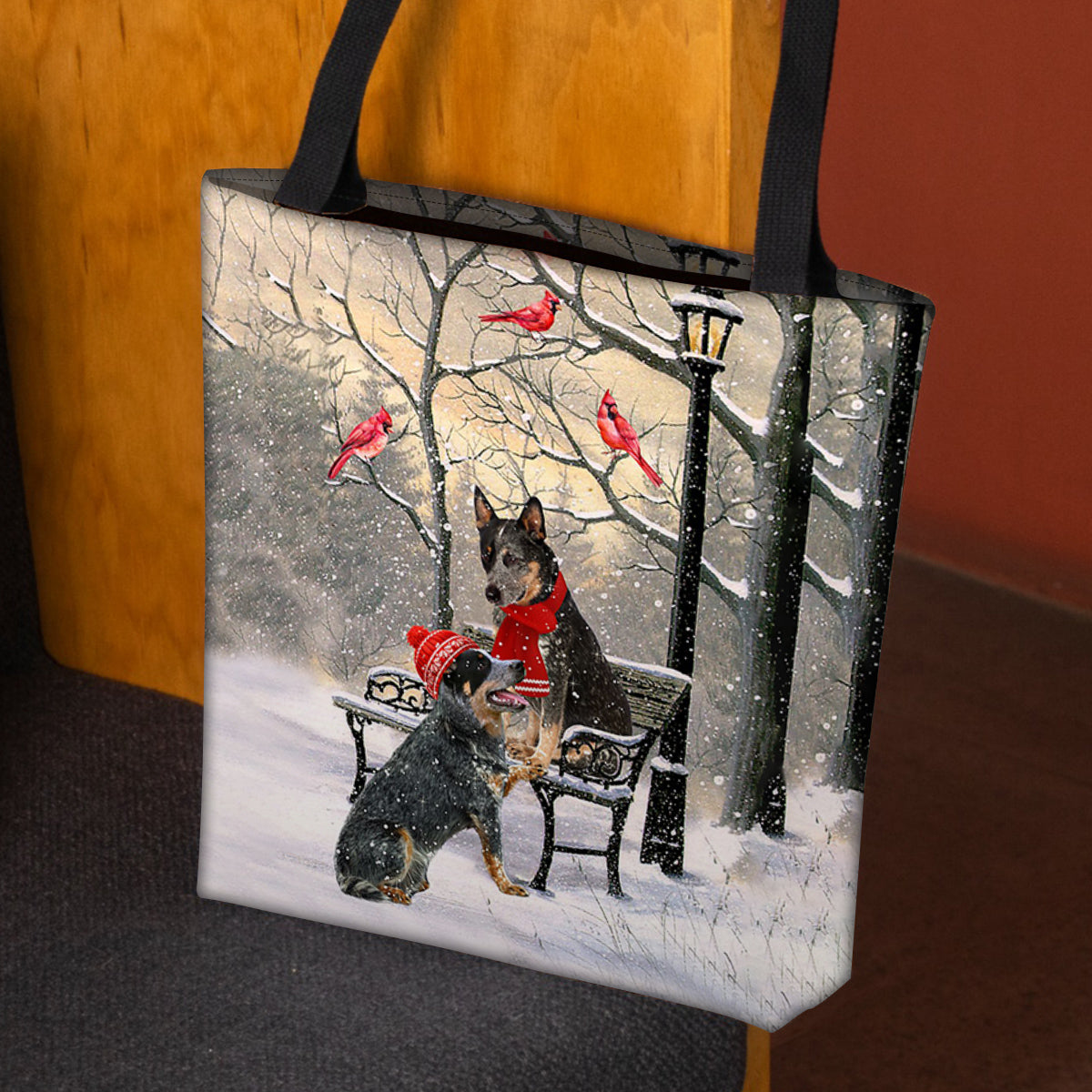 Heeler Hello Christmas/Winter/New Year Tote Bag