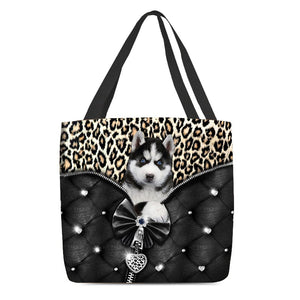 2022 New Release Husky All Over Printed Tote Bag