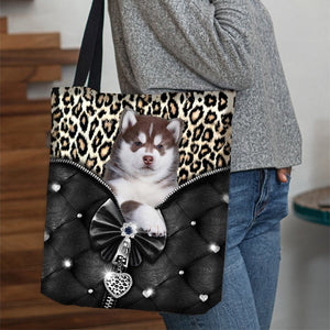 2022 New Release Husky02 All Over Printed Tote Bag