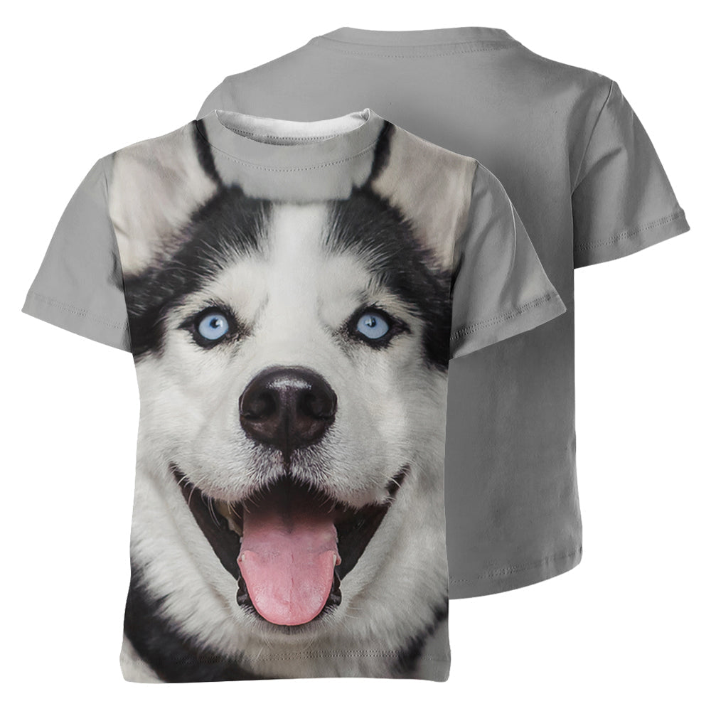 Husky 02 3D Graphic Unisex T-shirt