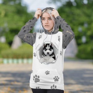 Husky-Paw Dog Unisex Hoodie