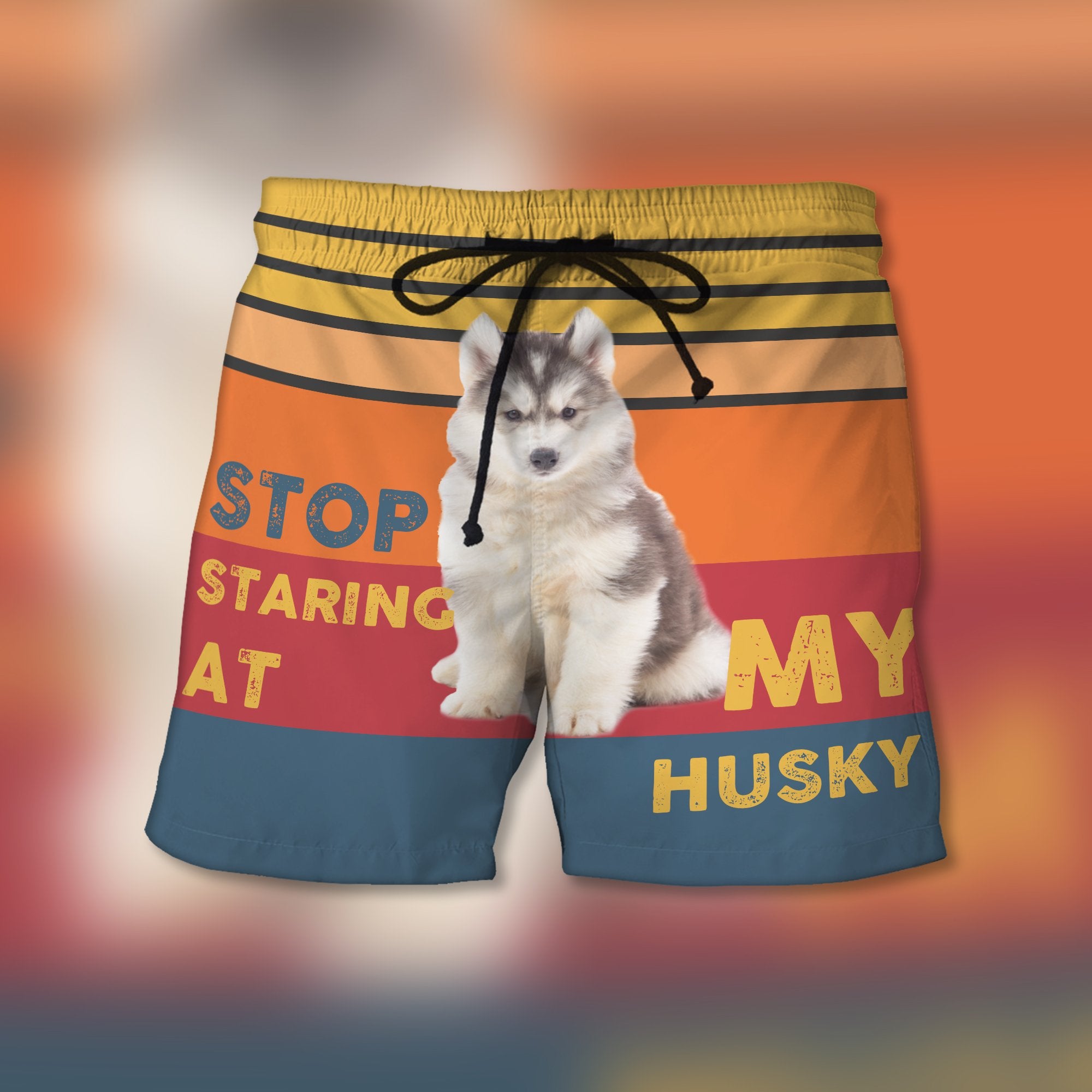 Stop Staring At My Husky - Custom Trunks