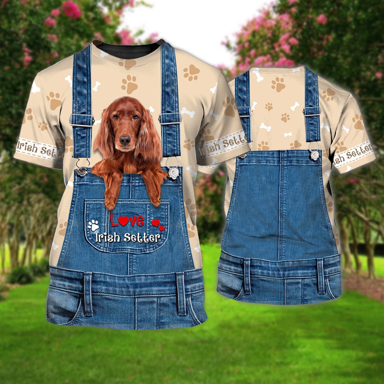 Love Irish Setter Cute Unisex T-shirt