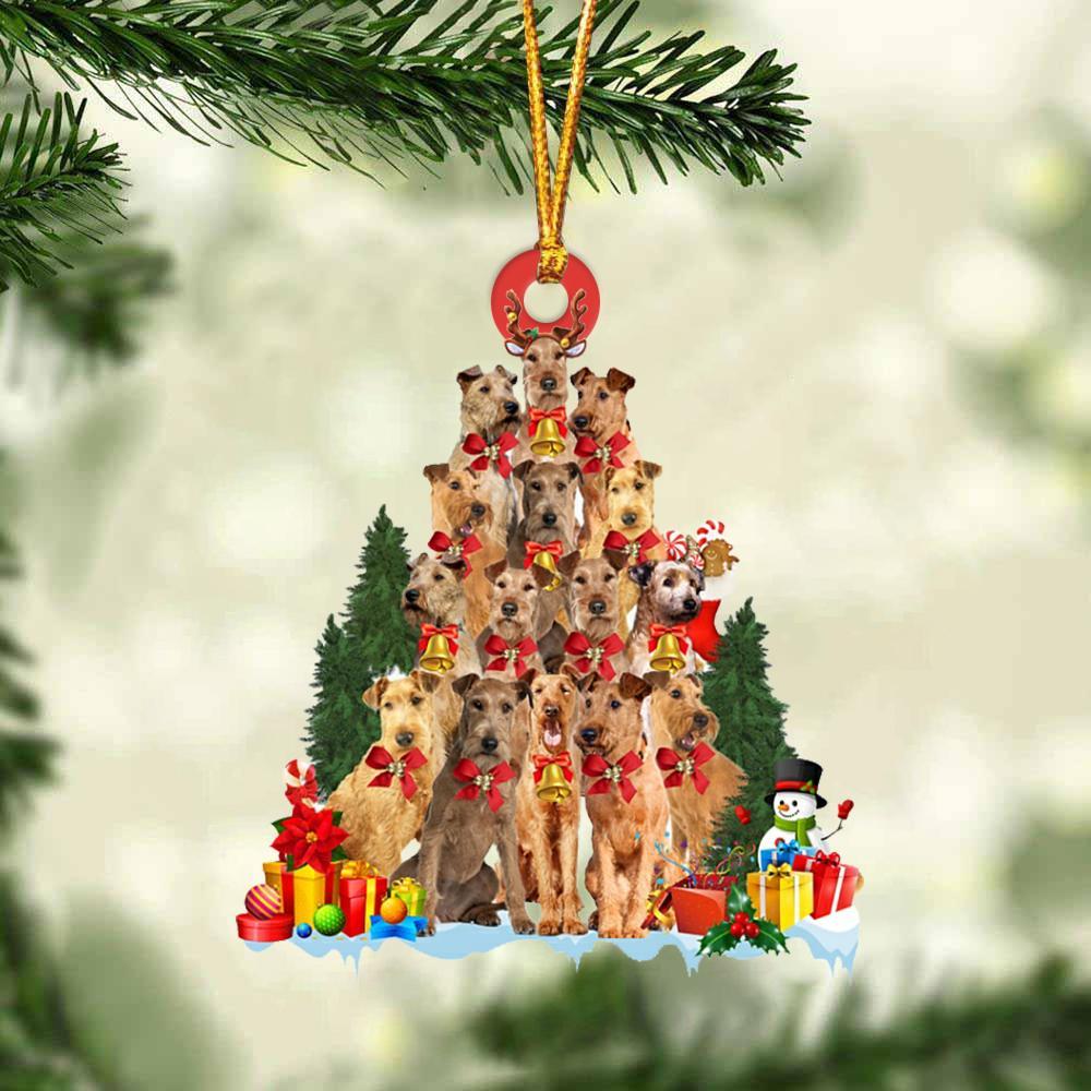 Irish Terrier-Dog Christmas Tree Ornament