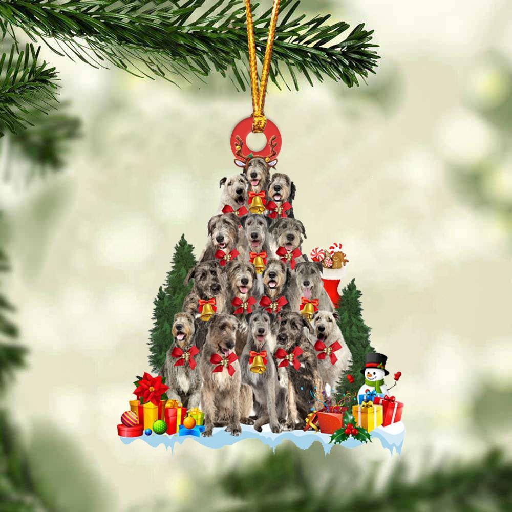 Irish Wolfhound-Dog Christmas Tree Ornament