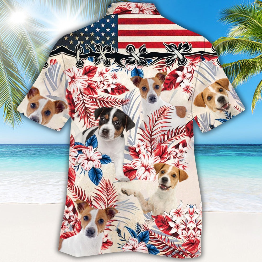 Jack Russell Terrier Hawaiian Shirt
