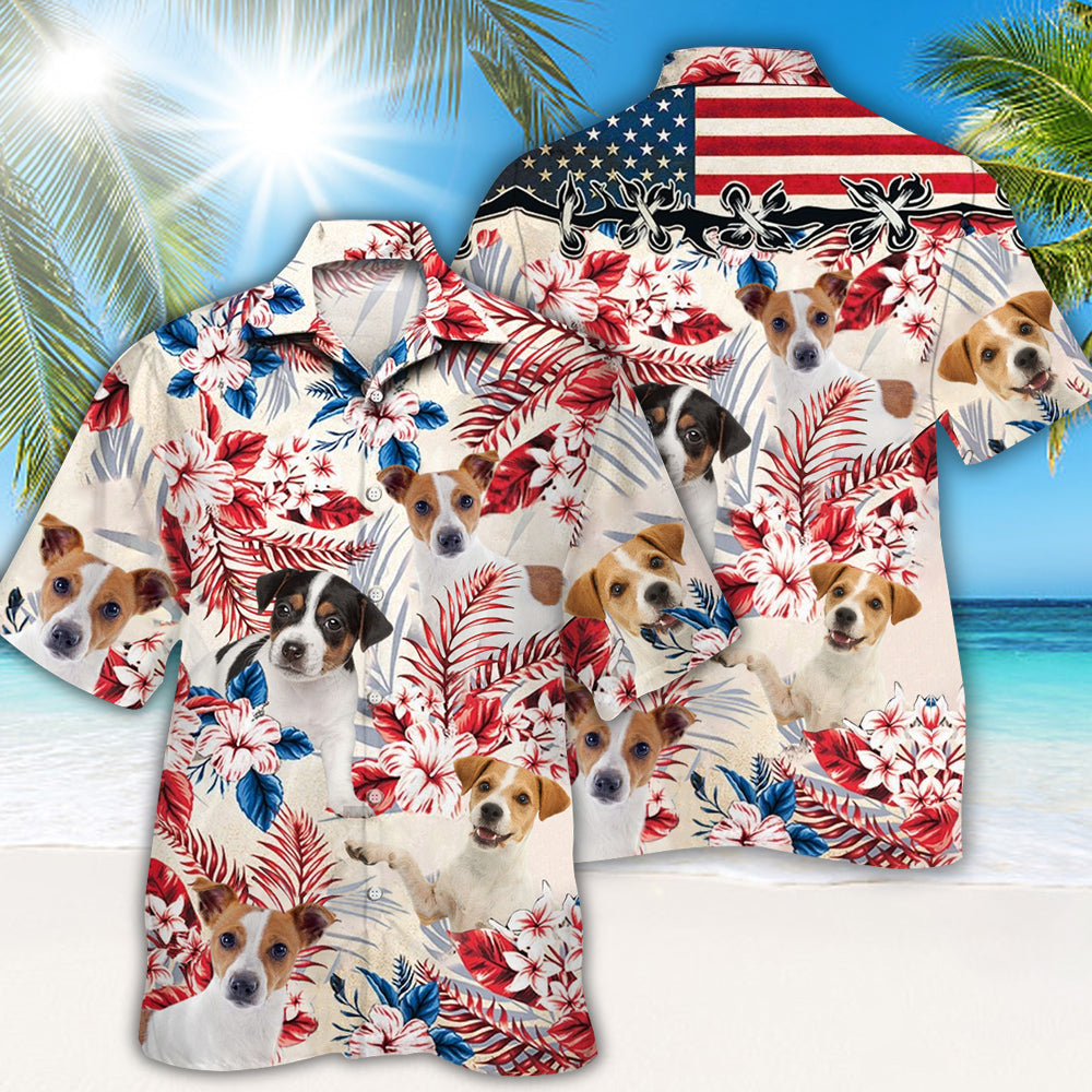 Jack Russell Terrier Hawaiian Shirt
