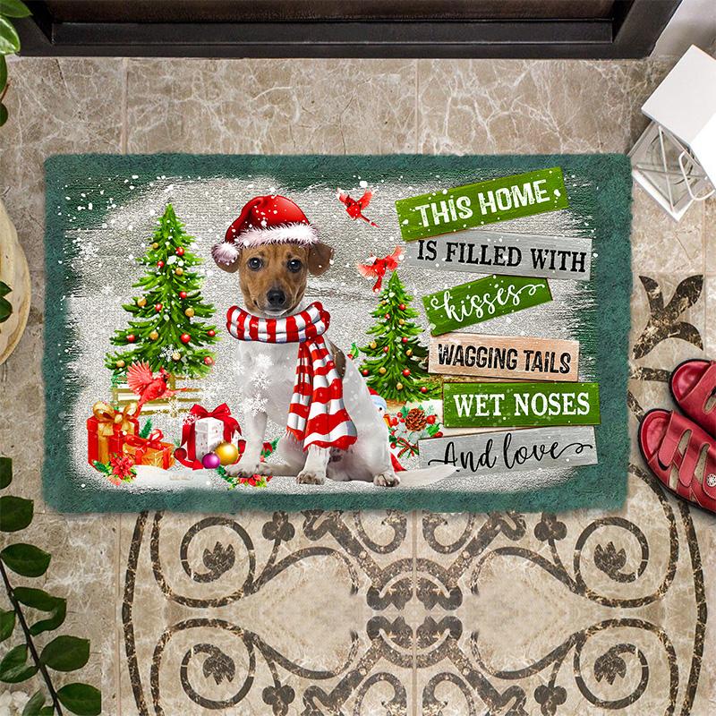 This Home Is Filled With Kisses/Jack Russell Terrier Doormat