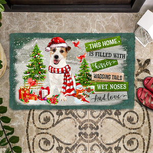This Home Is Filled With Kisses/Jack Russell Terrier Doormat
