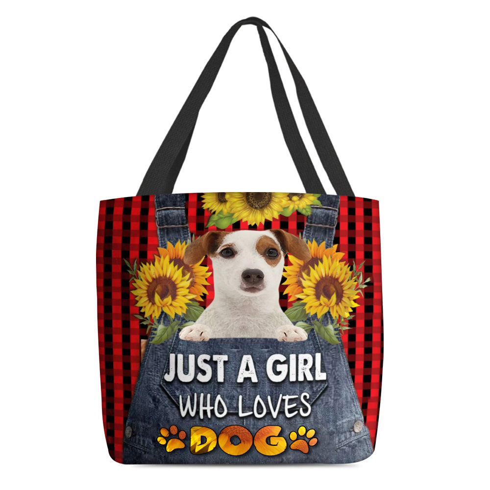 Jack Russell Terrier-Just A Girl Who Loves Dog Tote Bag