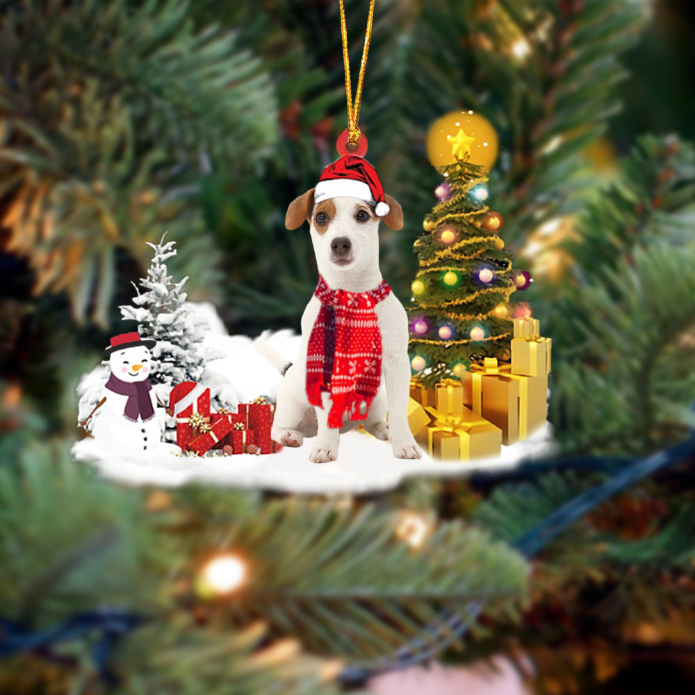 Jack Russell Terrier  (2) Christmas Ornament