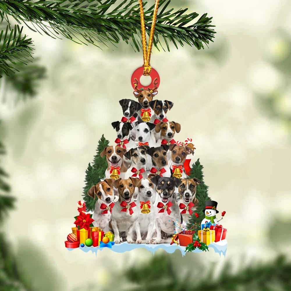 Jack Russell Terrier-Dog Christmas Tree Ornament