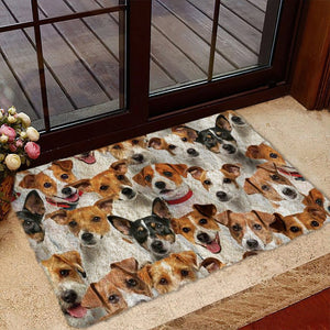 A Bunch Of Jack Russell Terriers Doormat