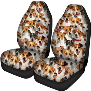 A Bunch Of Jack Russell Terriers Car Seat Cover
