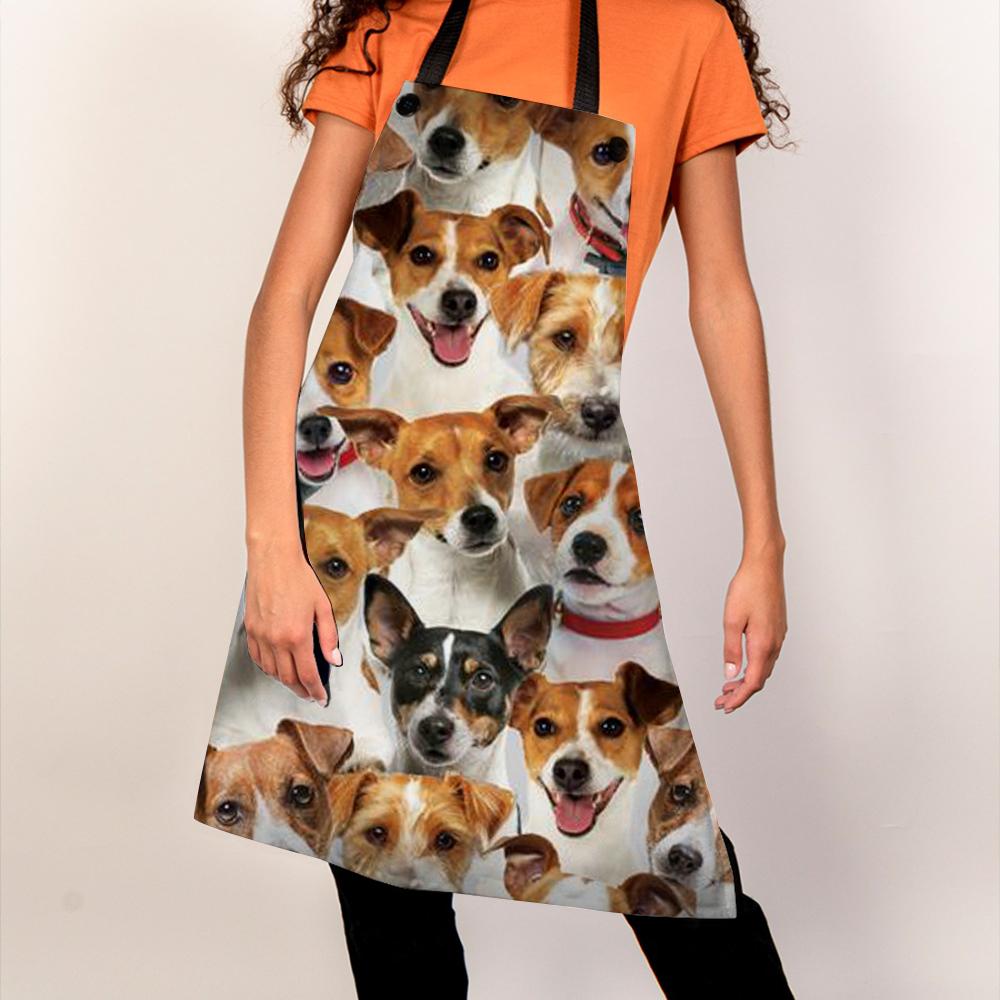 A Bunch Of Jack Russell Terriers Apron/Great Gift Idea For Christmas