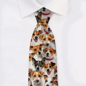 A Bunch Of Jack Russell Terriers Tie For Men/Great Gift Idea For Christmas