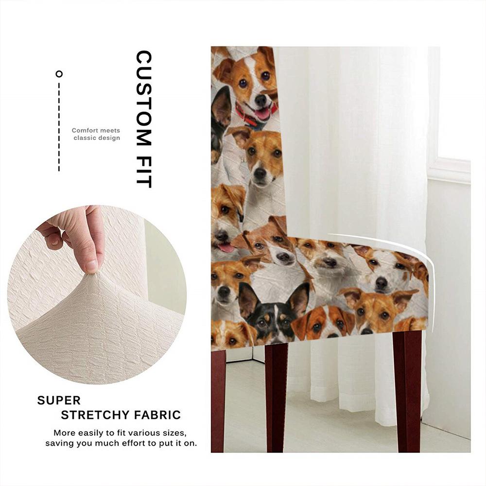 A Bunch Of Jack Russell Terriers Chair Cover/Great Gift Idea For Dog Lovers