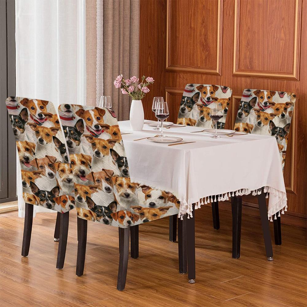 A Bunch Of Jack Russell Terriers Chair Cover/Great Gift Idea For Dog Lovers