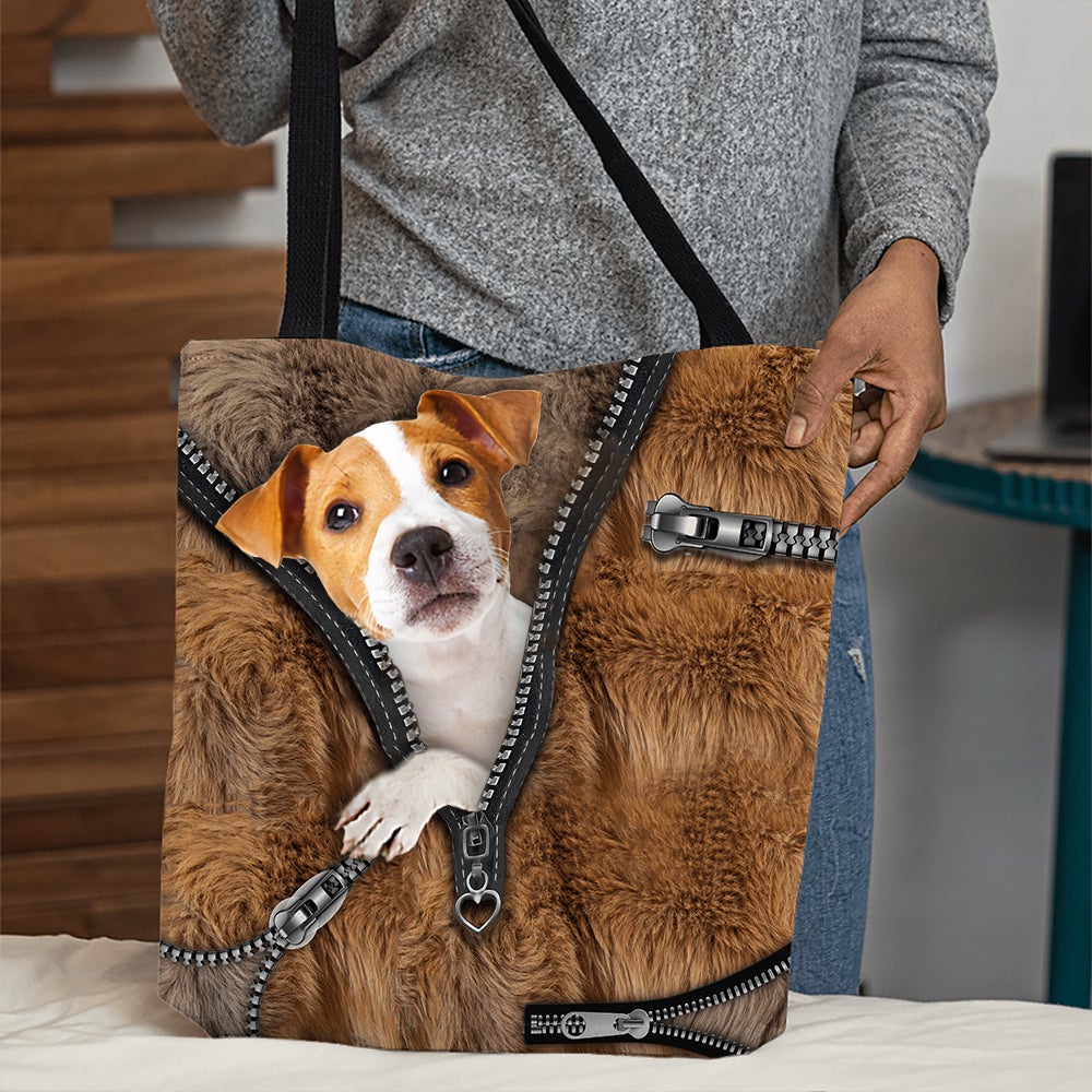 Jack Russell Terrier All Over Printed Tote Bag