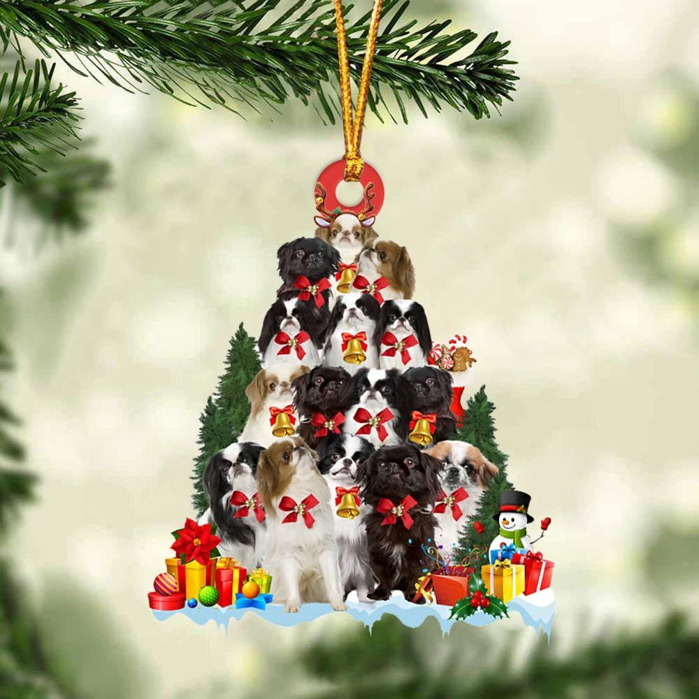 Japanese Chin-Dog Christmas Tree Ornament