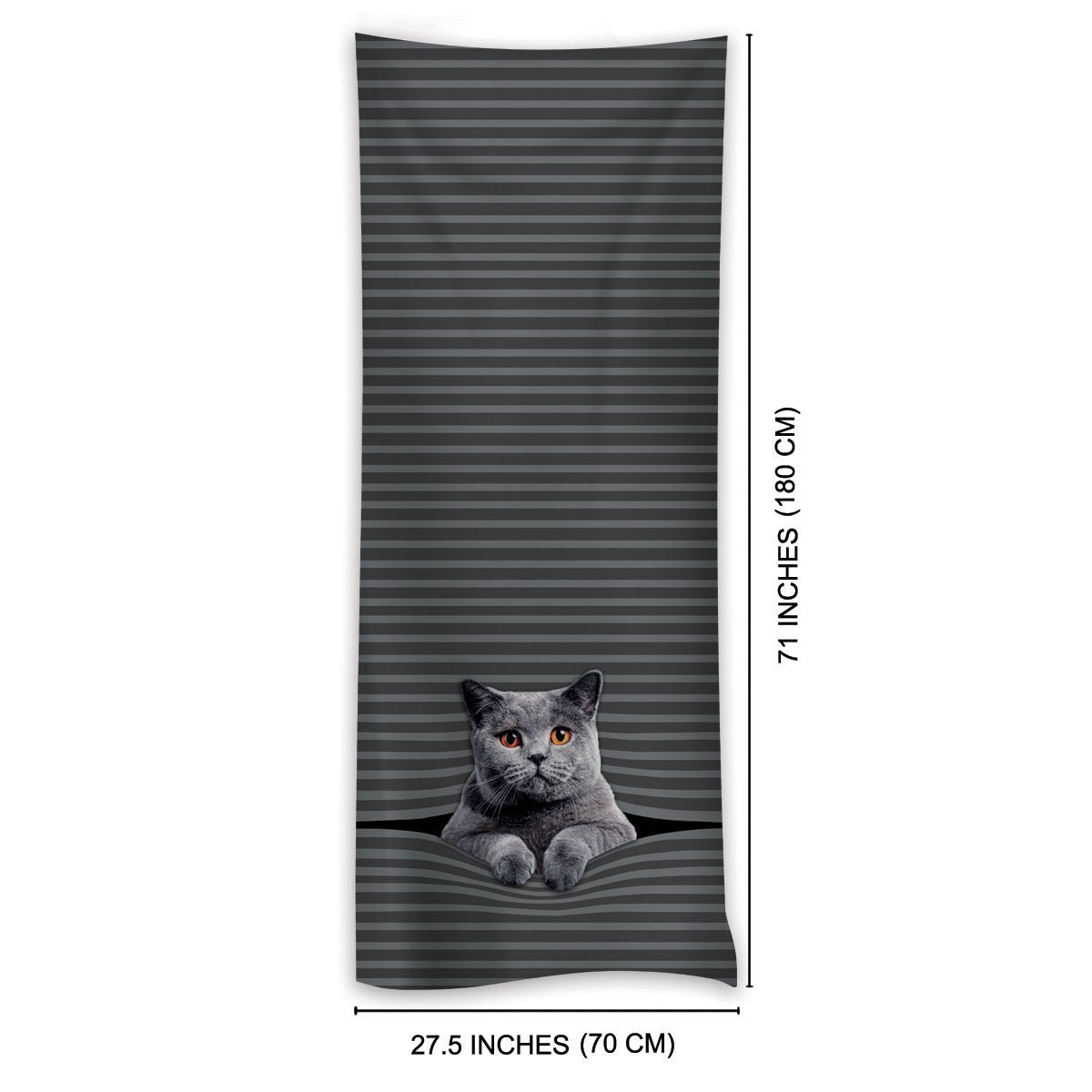 Keep You Warm - British Shorthair Cat - Scarf V1