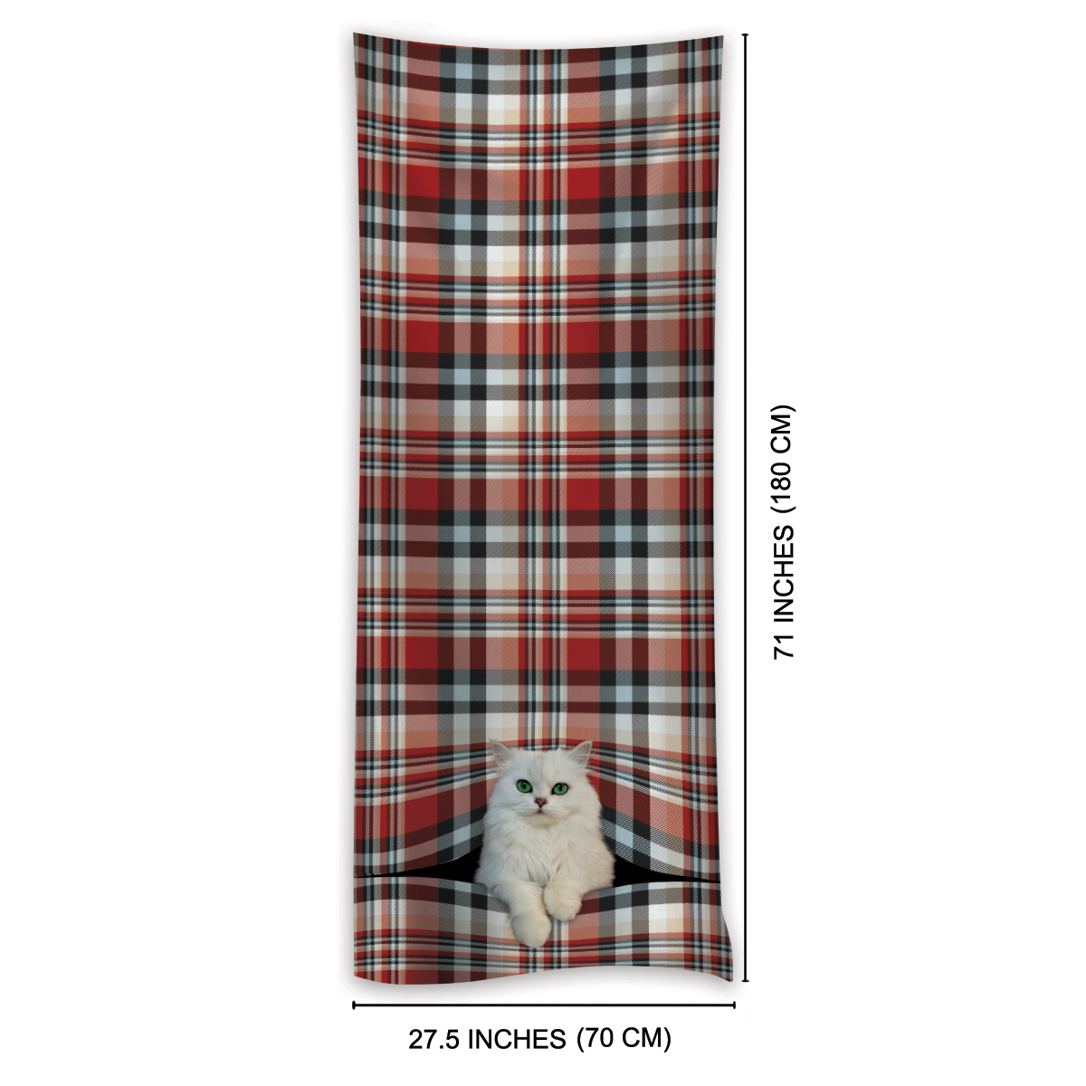 Keep You Warm - Persian Chinchilla Cat - Scarf V1