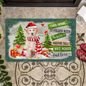 This Home Is Filled With Kisses/Labradoodle Doormat