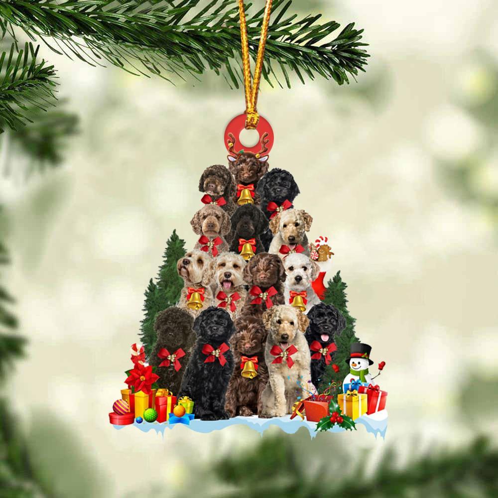 Labradoodle-Dog Christmas Tree Ornament