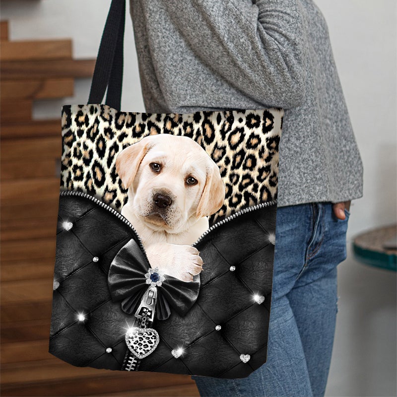 2022 New Release Labrador All Over Printed Tote Bag