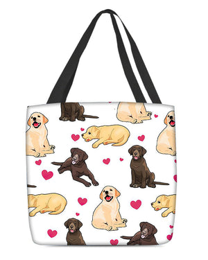Cute Labrador Tote Bag