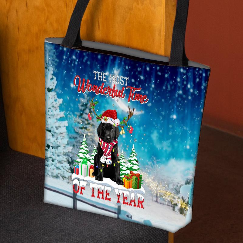 Labrador Christmas Tote Bag