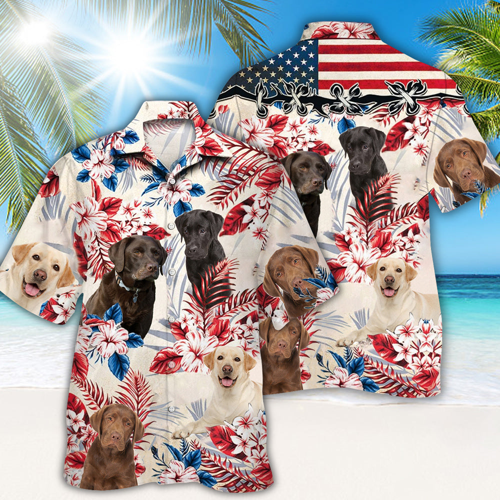 Labrador Retriever Hawaiian Shirt