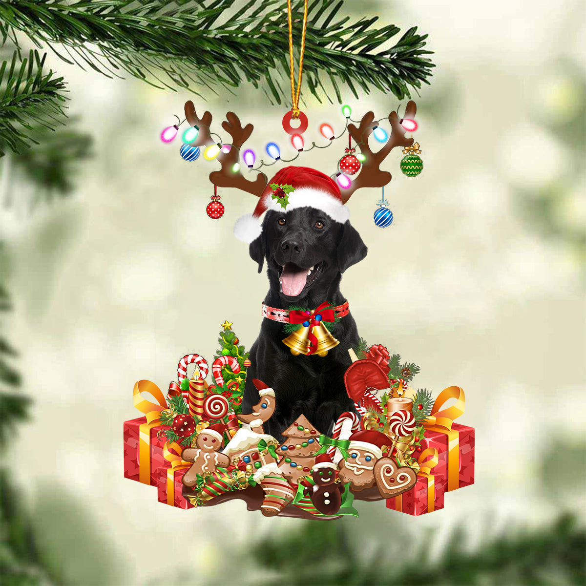 Labrador Retriever1-2022 New Release Christmas Ornament