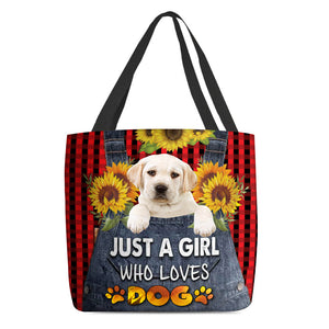 Labrador Retriever 2-Just A Girl Who Loves Dog Tote Bag