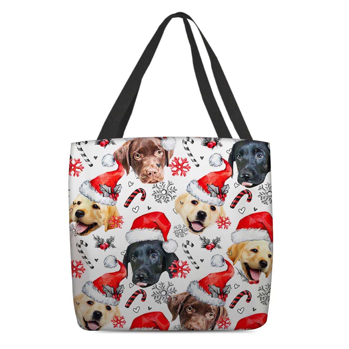 Labrador Retriever Merry Christmas Tote Bag