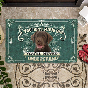 Have One Chocolate Labrador Retriever Doormat