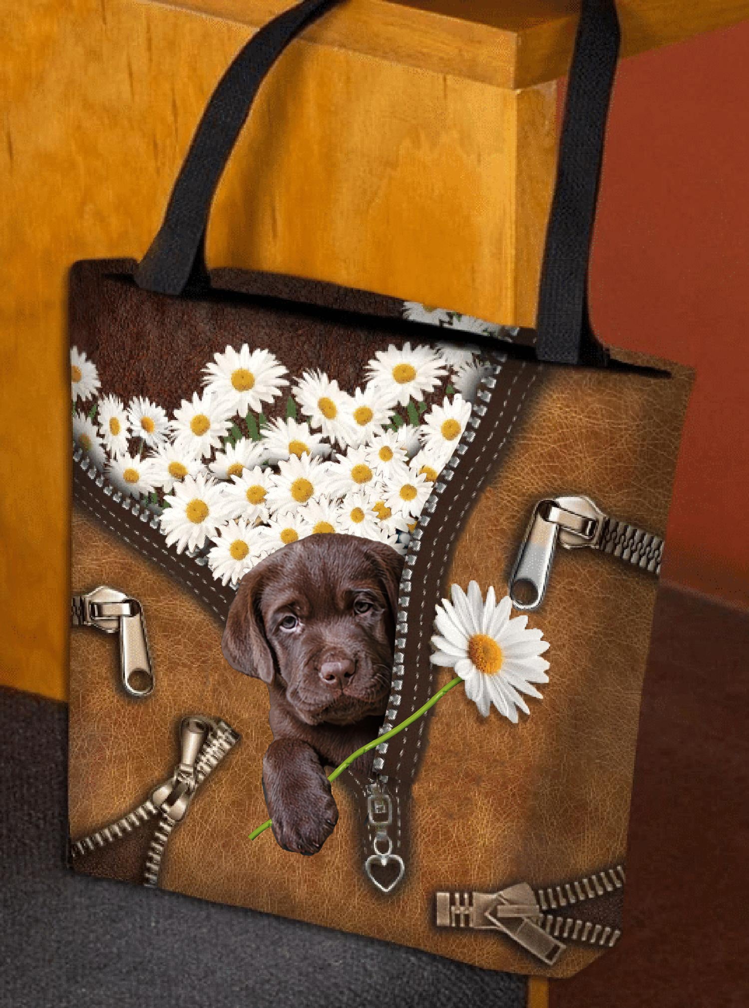 Labrador Retriever02 Daisy Women Tote Bag