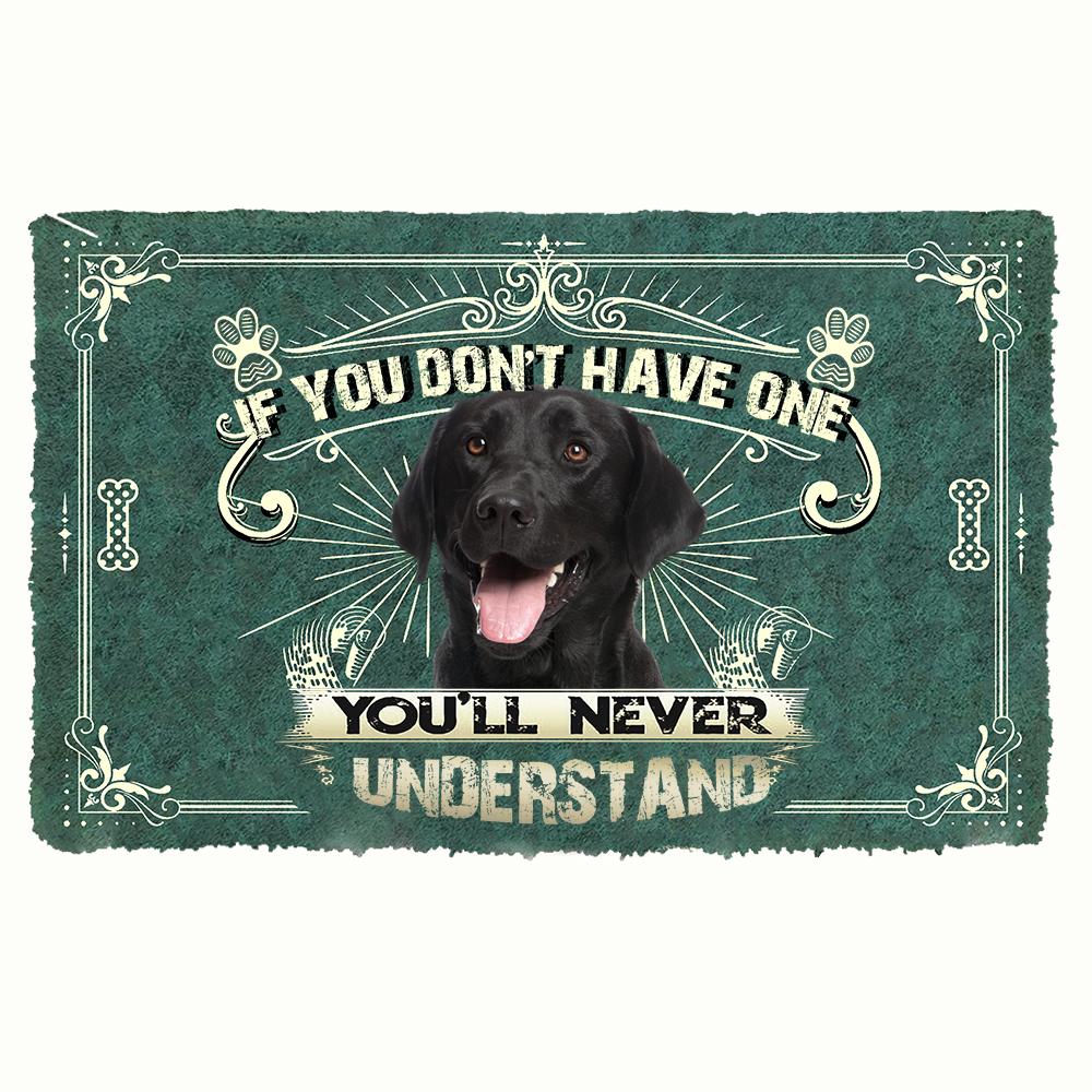 Have One Black Labrador Retriever Doormat