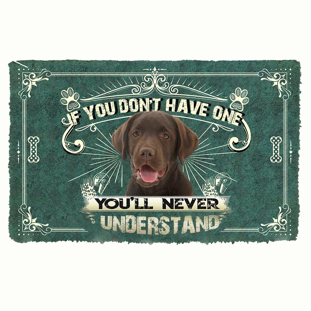 Have One Chocolate Labrador Retriever Doormat