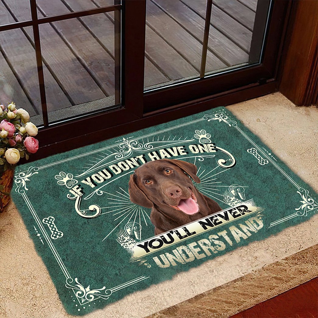 Have One Chocolate Labrador Retriever 02 Doormat