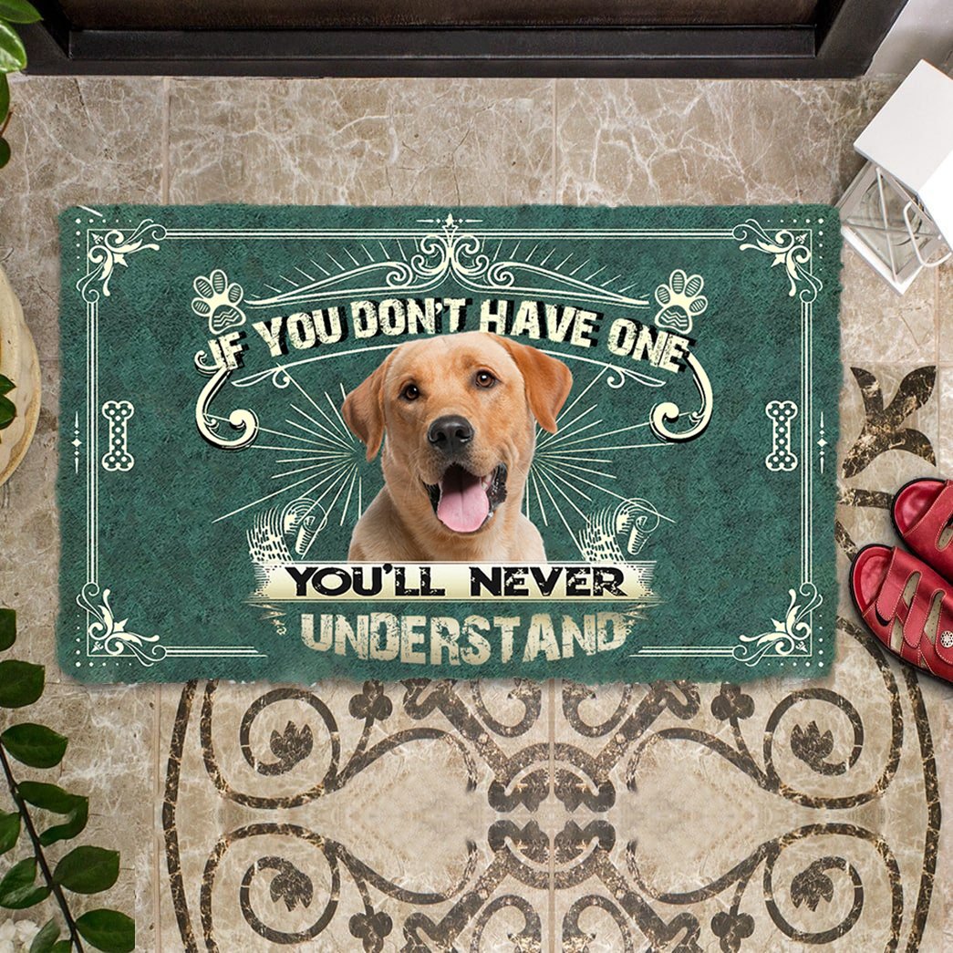 Have One Yellow Labrador Retriever Doormat