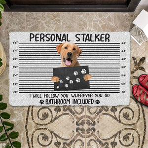 Yellow Labrador Retriever Personal Stalker Doormat